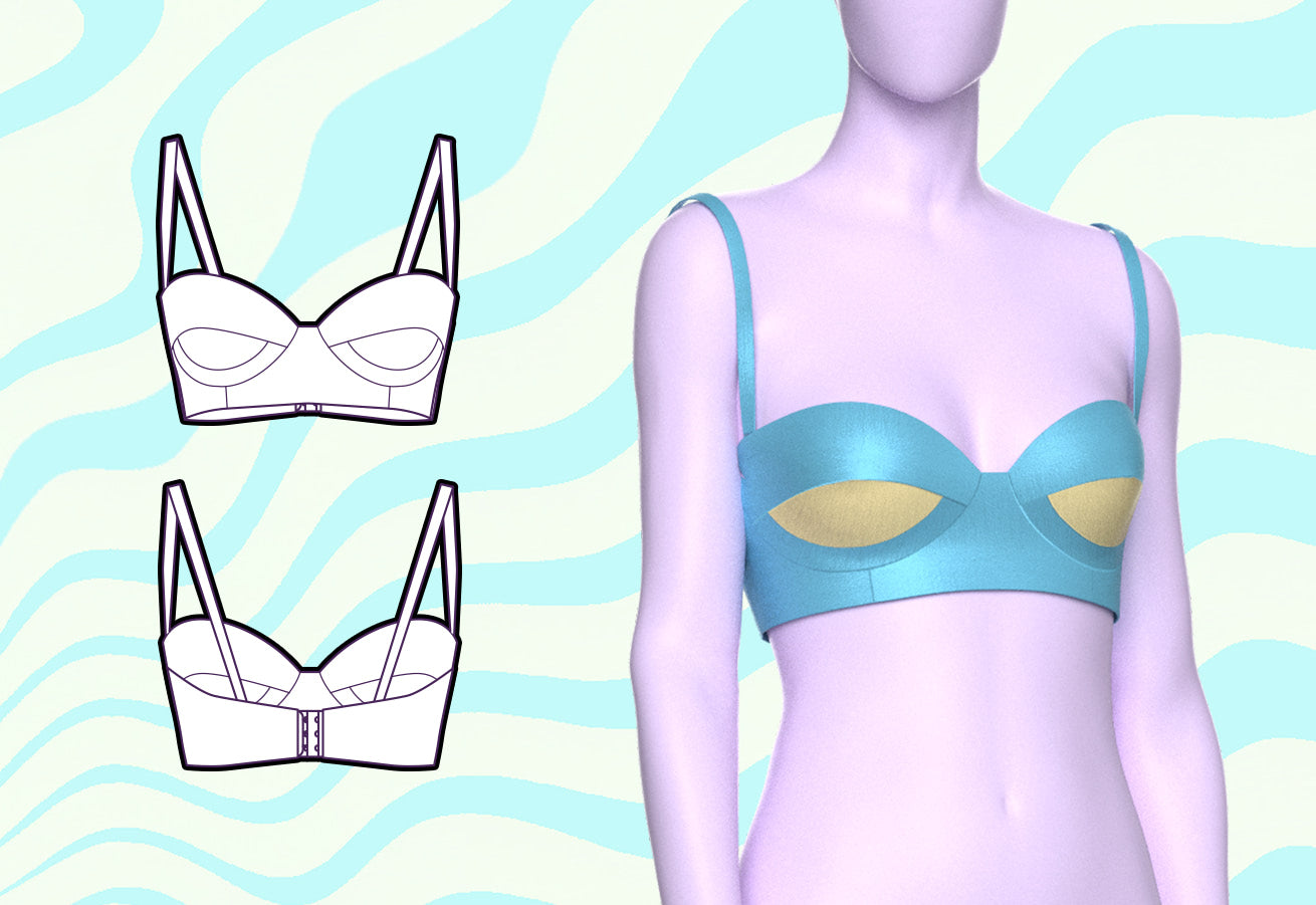 How to Sew A Cutout Stretch Bra