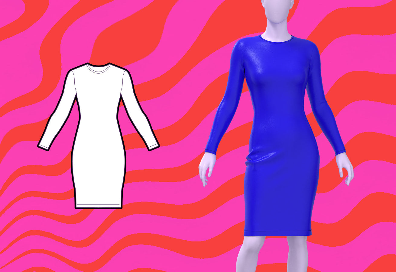 How to Sew A Bodycon Stretch Dress