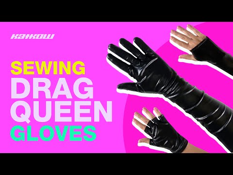 Multi-style Glove Set Sewing Pattern for Drag Queens Fingerless Opera