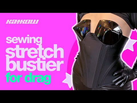 Stretch Bustier Corset Sewing Pattern (Sizes XS-4X) – Katkow