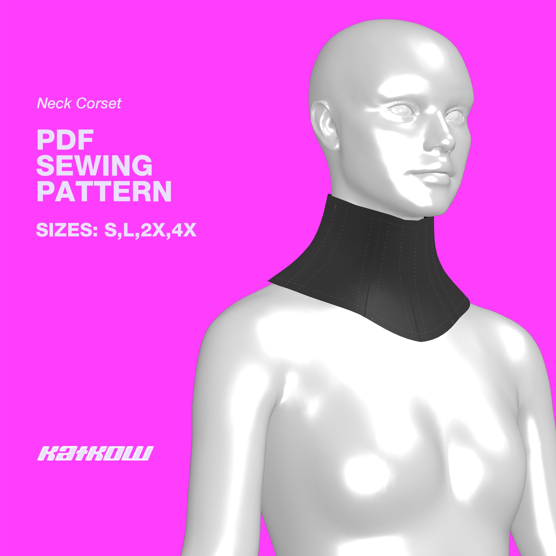 Underbust Corset Belt Digital Pdf Sewing Pattern Easy to Follow