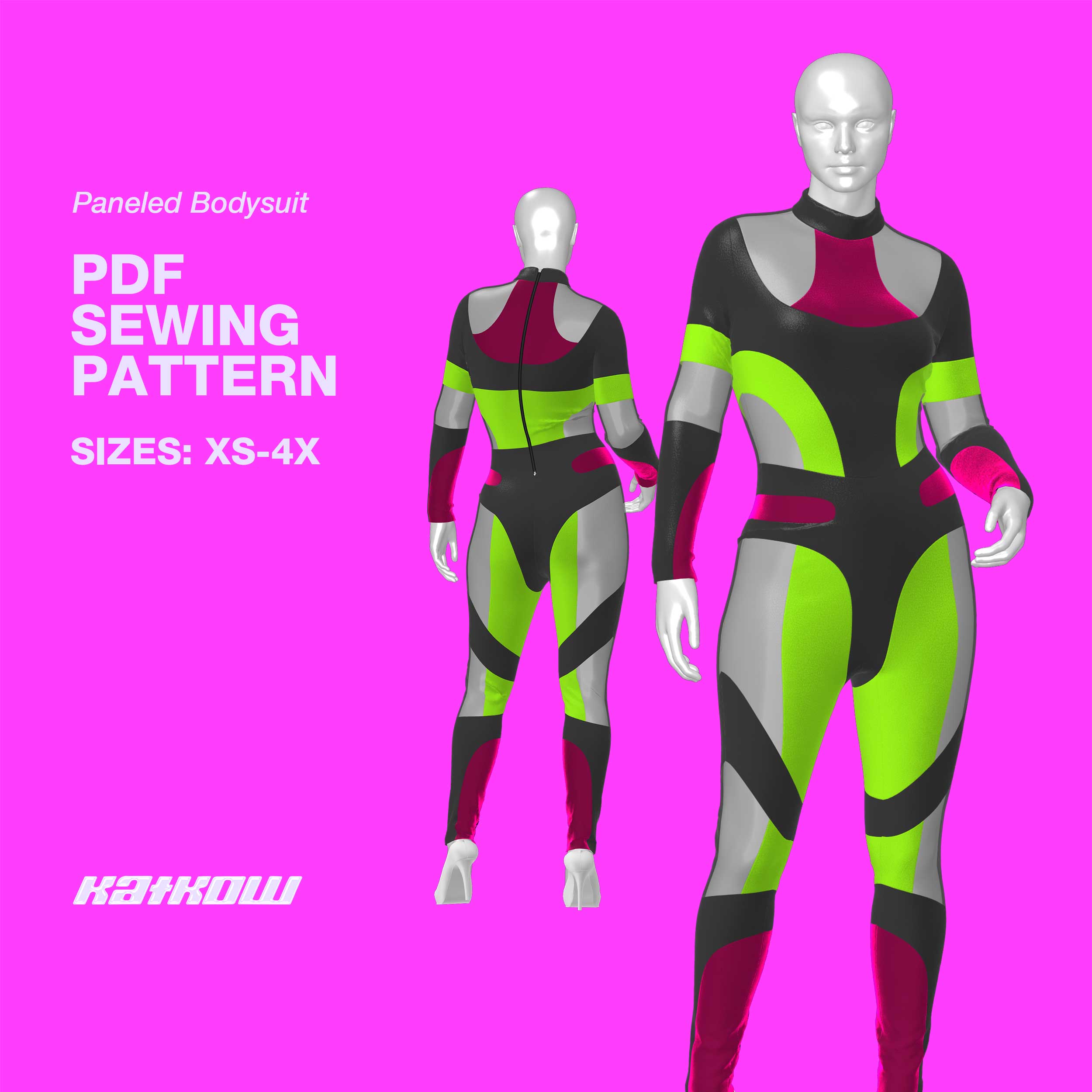 katkow drag queen paneled bodysuit sewing pattern thumb